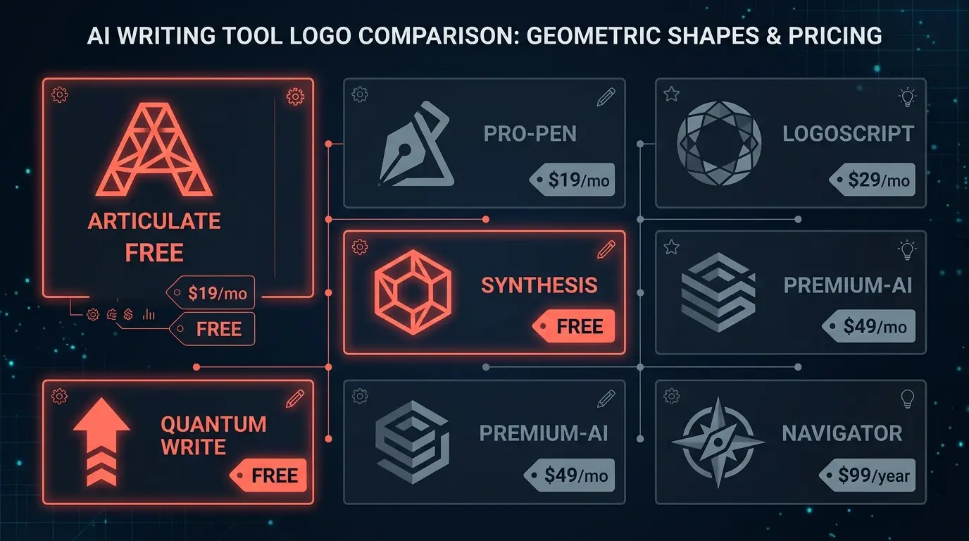 Free and paid AI blog writing tools compared with pricing indicators